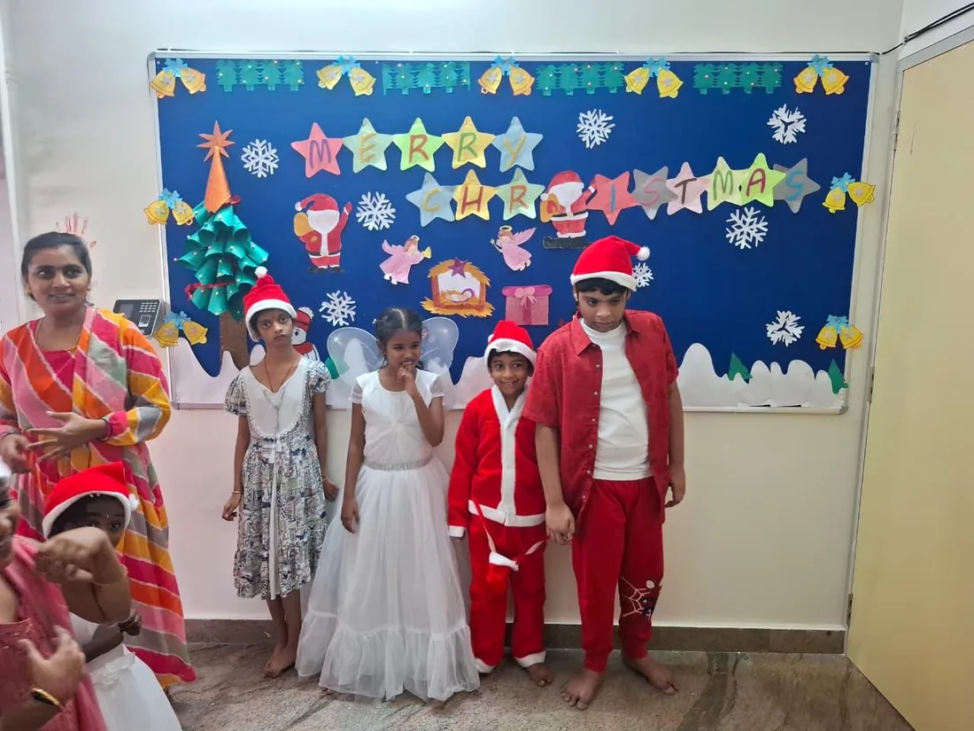Festive Christmas celebration with our children